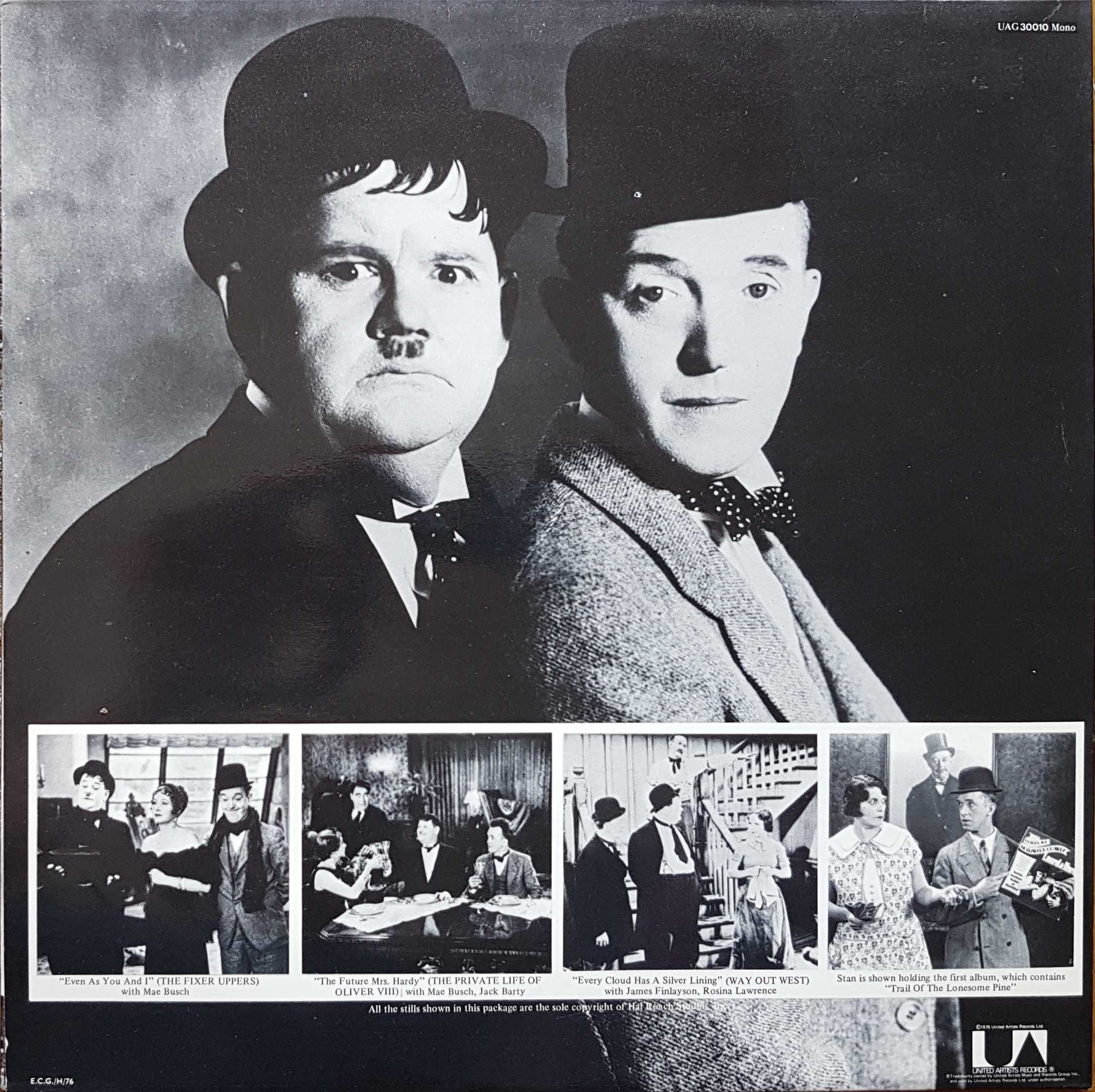 Picture of UAG 30010 Laurel & Hardy - Another fine mess by artist Laurel & Hardy from ITV, Channel 4 and Channel 5 library